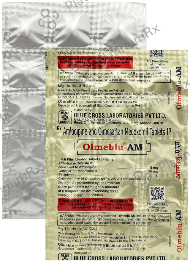 Olmeblu AM 5/20mg Tablet 15s
