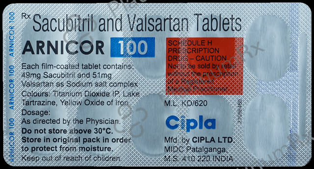 Arnicor 100mg Tablet 10s