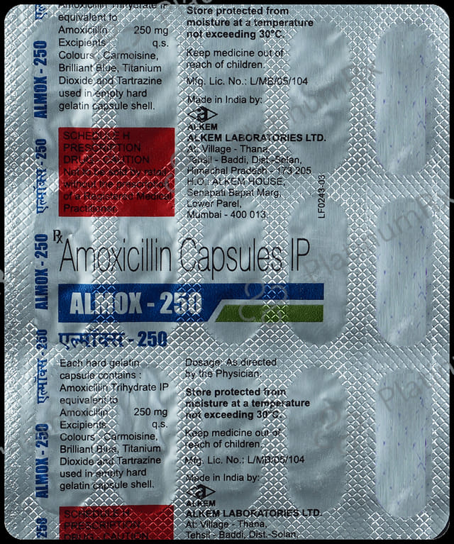 Almox 250mg Tablet DT 10s