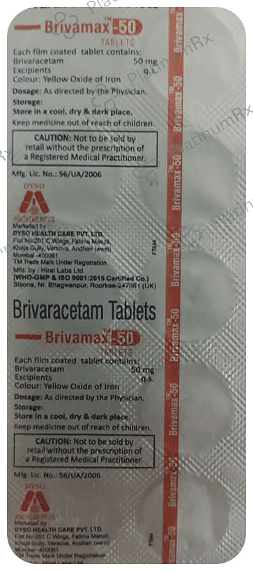 Brivamax 50 Tablet