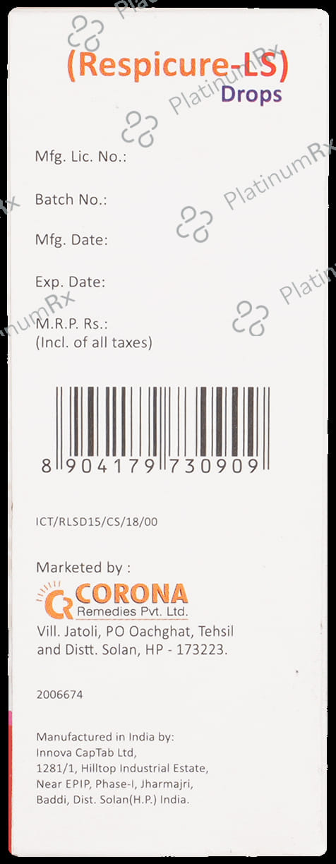 Respicure LS Oral Drops 15ml