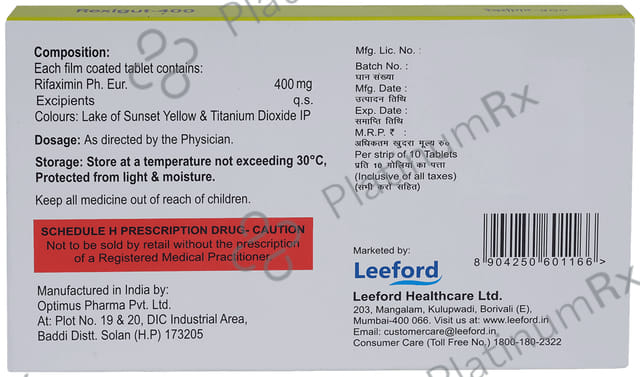 Rexigut 400mg Tablet 10s
