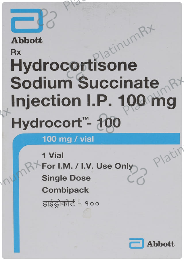 Hydrocort 100mg (WFI) Injection 10ml