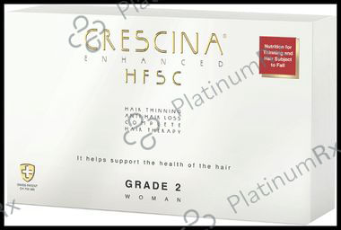 Crescina Enhanced HFSC Hair Thining Anti-Hair Loss Complete Hair Therapy Grade 2 for Woman (3.5ml Each)