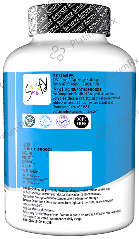 Naturyz Burpfree Nano Omega 3 Fish Oil with Vitamin D3 Softgel Capsule 60 capsules