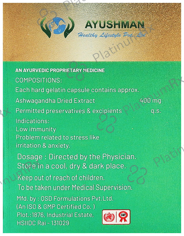 Ayushman Ashwagandha Capsule