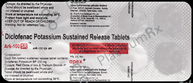 Ark 100mg Tablet SR
