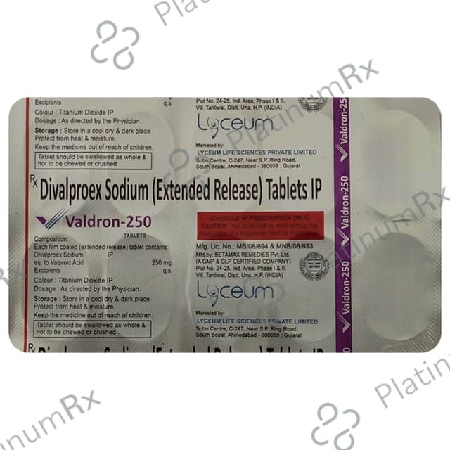 Valdron 250 Tablet ER