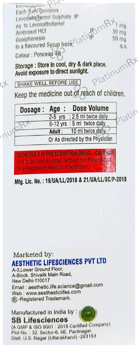 Aeselex LS Syrup 100ml
