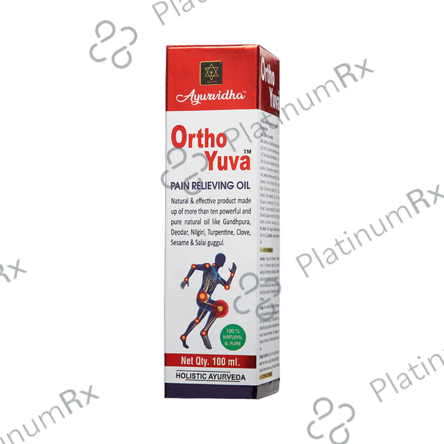 Ayurvidha Orthoyuva Pain Relieving Oil (100ml Each) 1 Bottle