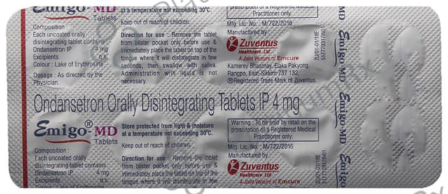 Emigo MD 4mg Tablet 10s