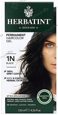 Herbatint Permanent Haircolor Gel 1N Black