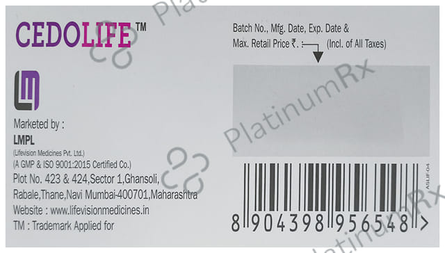 Cedolife 200mg Tablet DT 10s