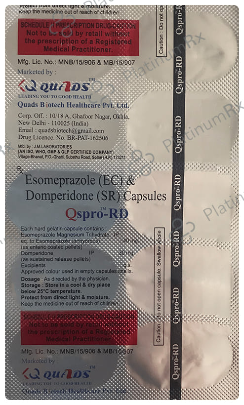 Qspro RD 30/40mg Capsule SR 10s