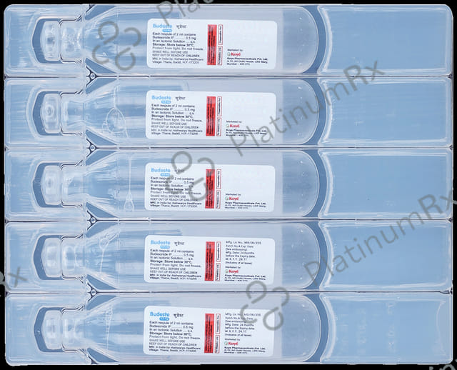 Budeste 0.5mg Respules 5X2ml