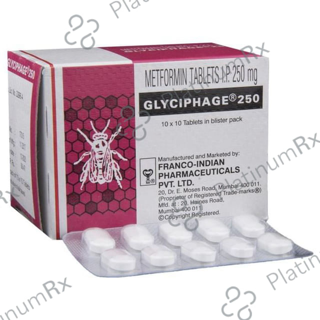 Glyciphage 250mg Tablet 10s