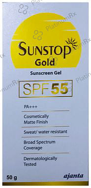 Sunstop Gold Sunscreen SPF 55 PA+++ Gel 50gm