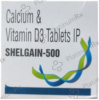 Shelgain 500mg/250IU Tablet 15s