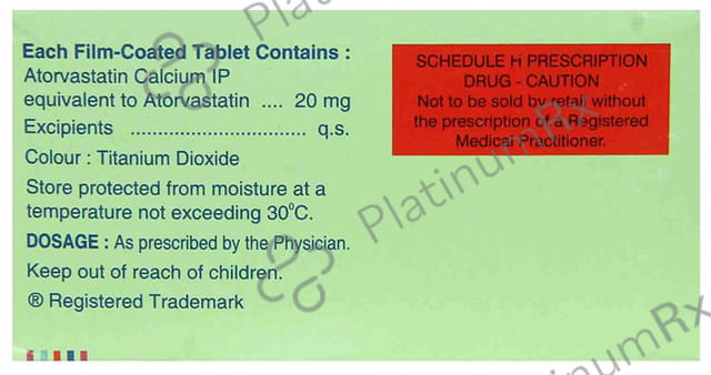 Liponorm 20mg Tablet 15s