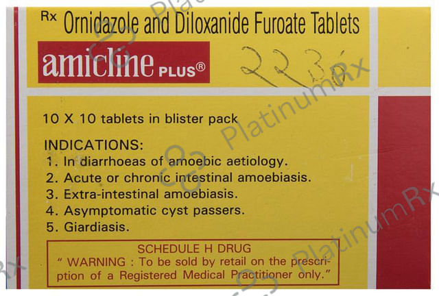 Amicline 375/250mg Plus Tablet 10s
