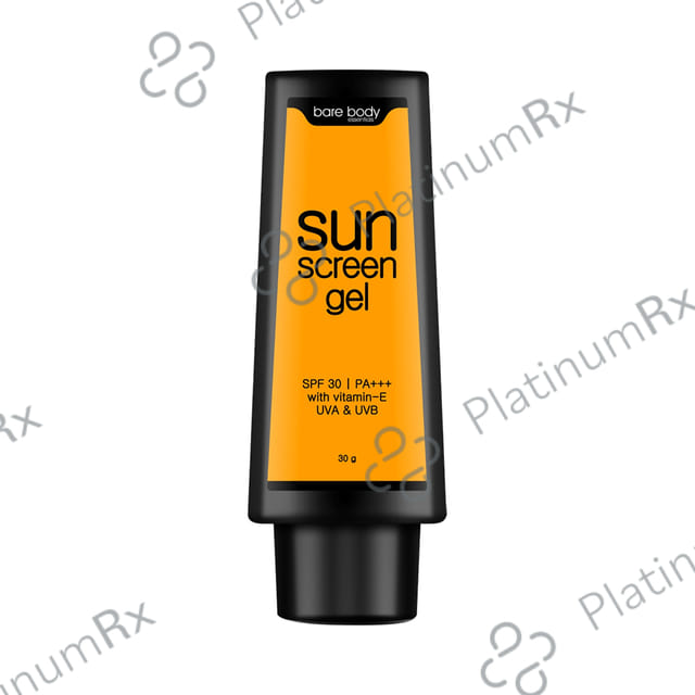 Bare Body Essentials SPF 30+++ Sunscreen Gel 30gm