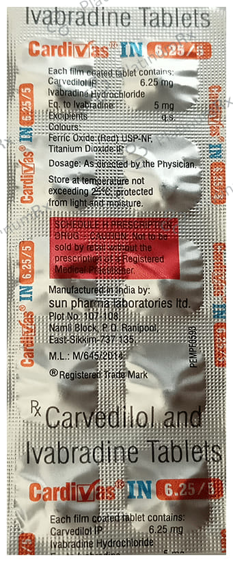 Cardivas IN 6.25/5mg Tablet 10s