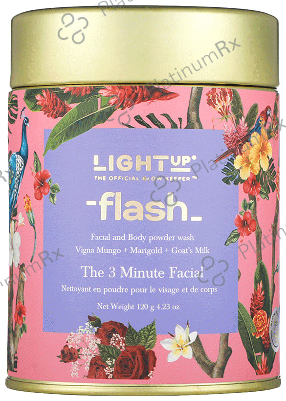 Light Up Flash Facial & Body Powder Wash