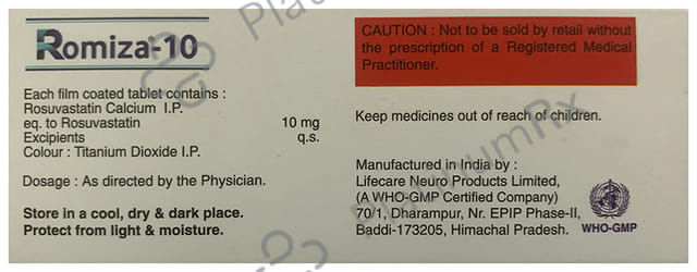 Romiza 10mg Tablet 10s