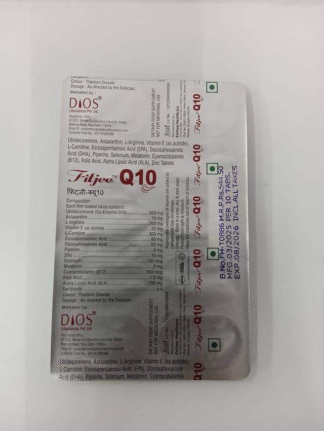 Fitjee Q 10 Tablet 10s