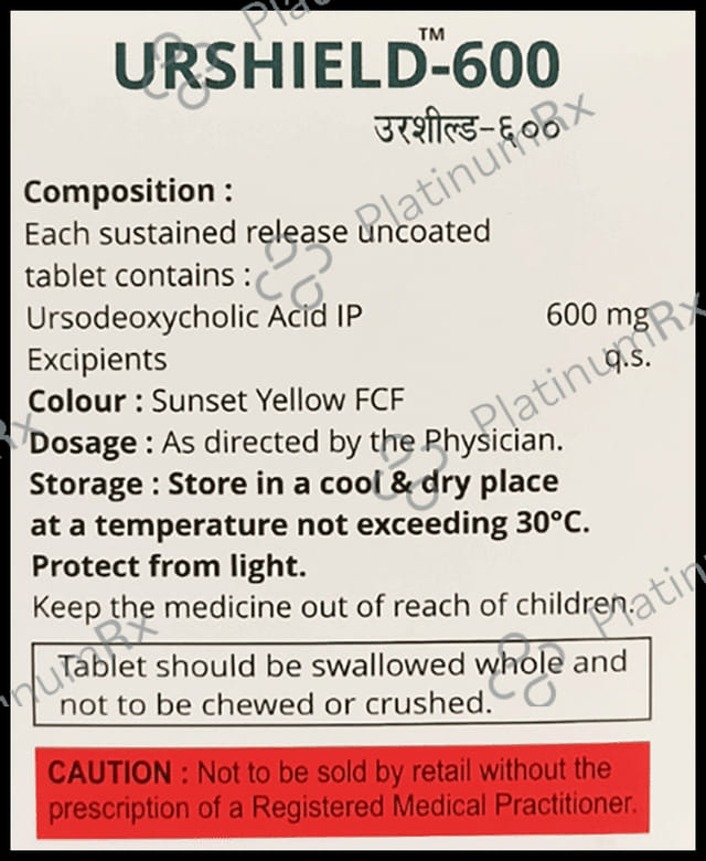 Urshield 600 Tablet SR 10s