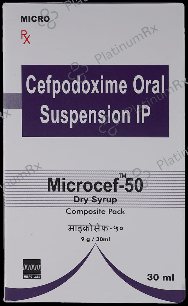 Microcef 50mg Dry Syrup 30ml