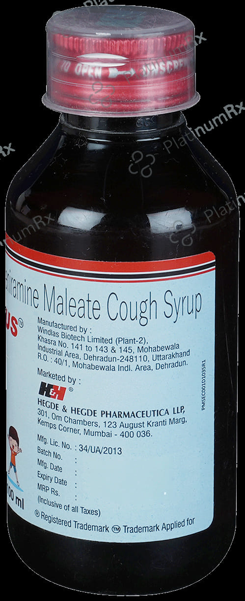 HH Linctus Junior Syrup Alcohol Free