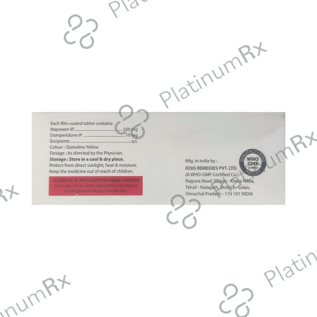 Head Off 10/500mg Tablet 5tablets