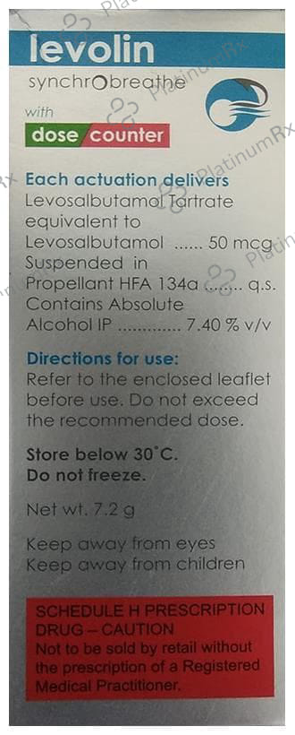 Levolin Synchrobreathe 50mcg Inhaler 120MDI