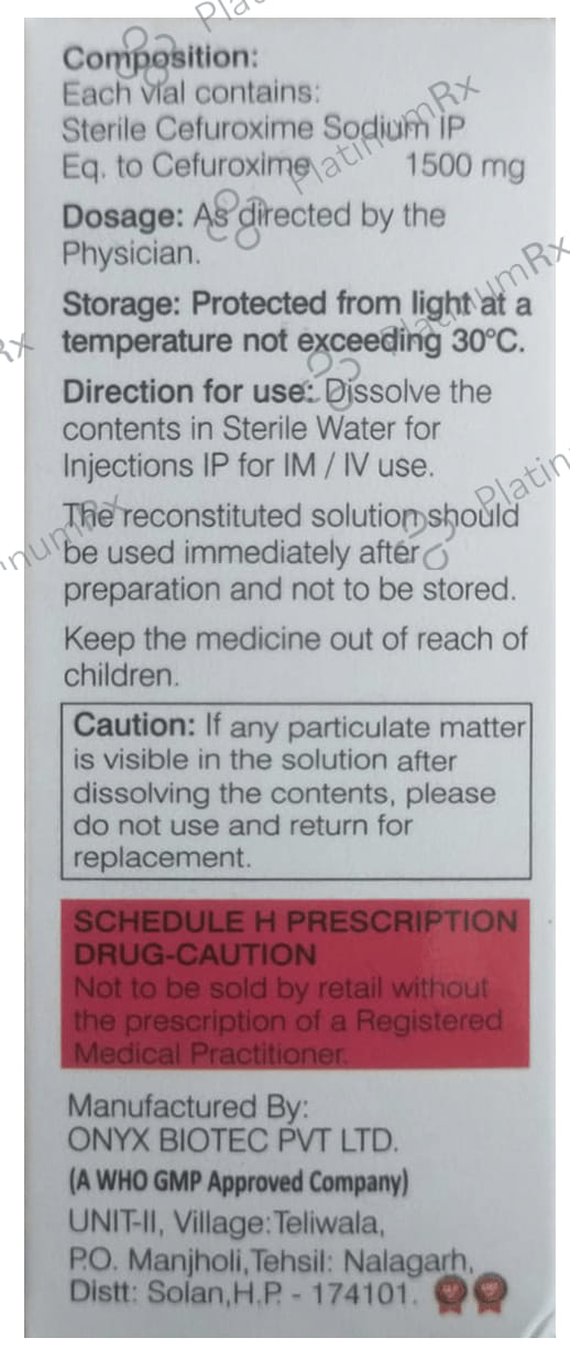 Ceaxil 1500mg Injection 1s