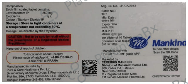 Epifast 250mg Tablet 10s