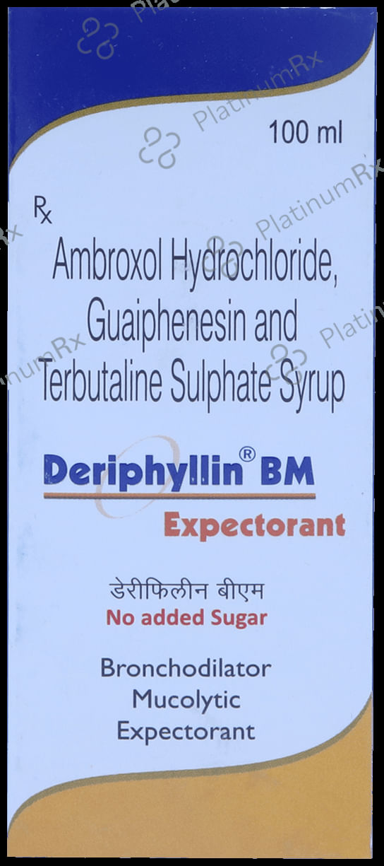 Deriphyllin BM 30/50/1.25mg Syrup 100ml