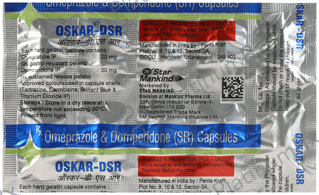 Oskar DSR 30 mg/20 mg Capsule 10s