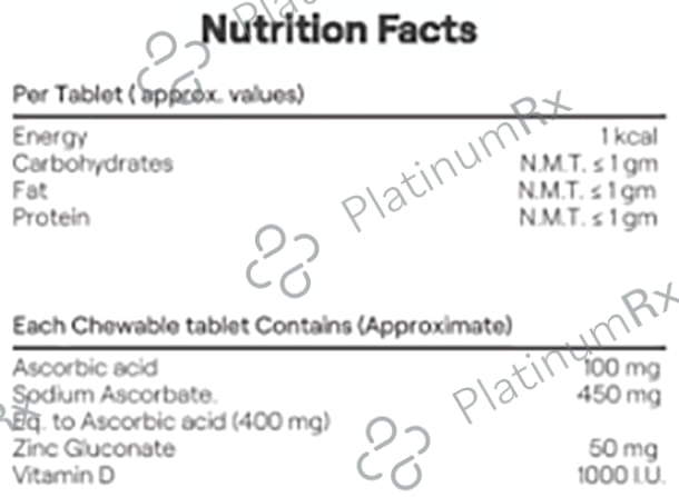 Possible Vitamin C+ Chewable Tablet 30s