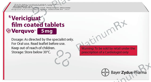 Verquvo 5mg Tablet 14s
