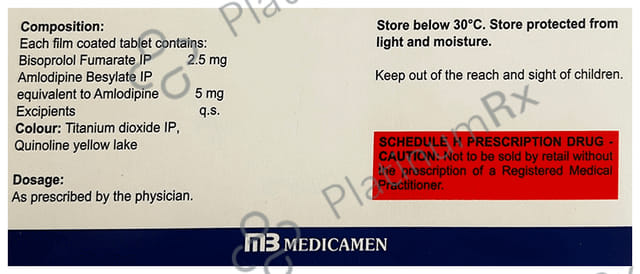 Affobis AM 2.5/5mg Tablet 10s