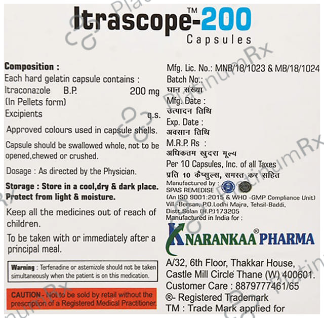 Itrascope 200 Capsule