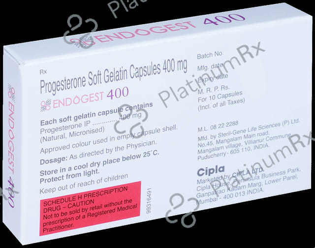 Endogest 400mg Capsule 10s