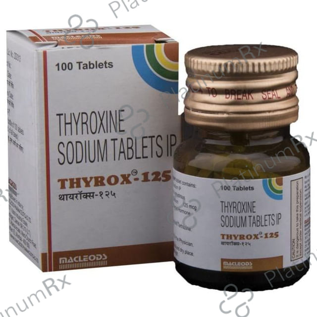 Thyrox 125 Tablet 100 tablets
