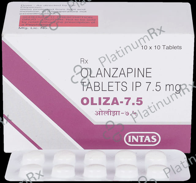 Oliza 7.5mg Tablet 10s