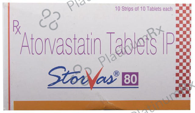 Storvas 80mg Tablet 10s