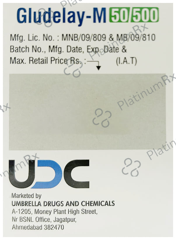 Gludelay M 50/500mg Tablet 10s