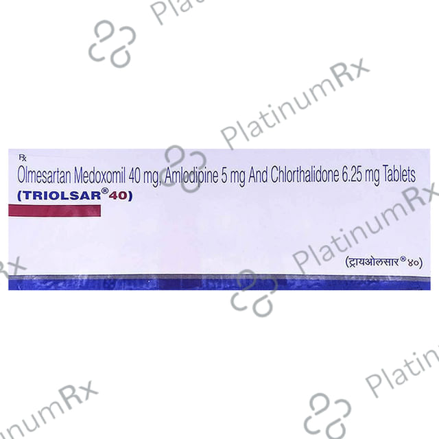 Triolsar 5/6.25/40mg Tablet 10s