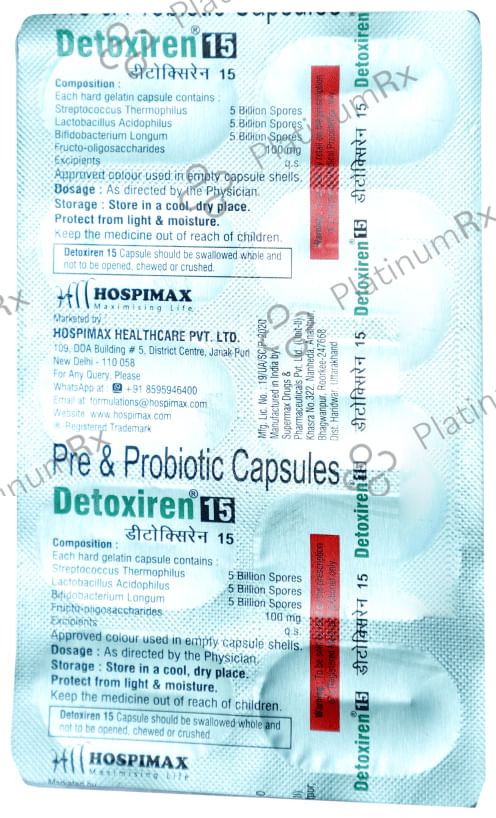 Detoxiren 15 Capsule