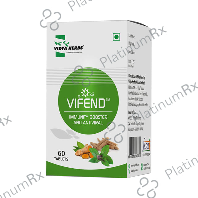 Vidya Herbs Vifend Immunity Booster and Antiviral Tablet